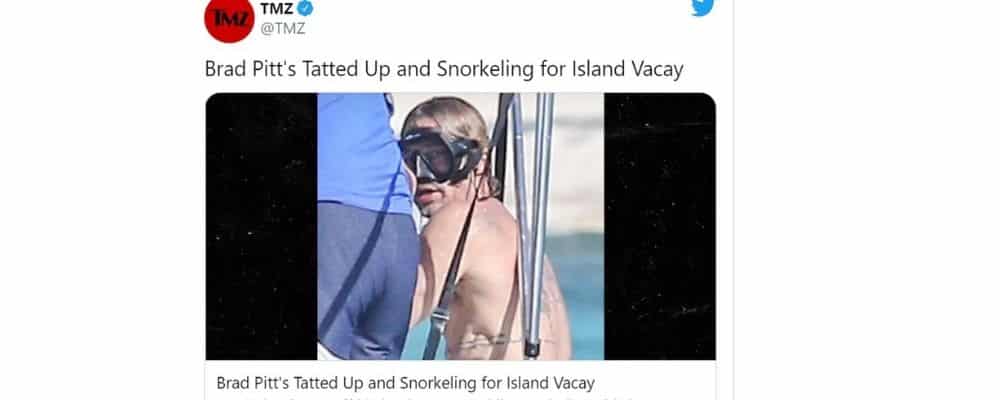 Brad Pitt: le corps tatoué de l’acteur fait monter la température !