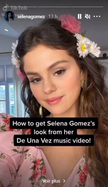 Selena Gomez dévoile un tuto pour copier son look dans « De Una Vez » !